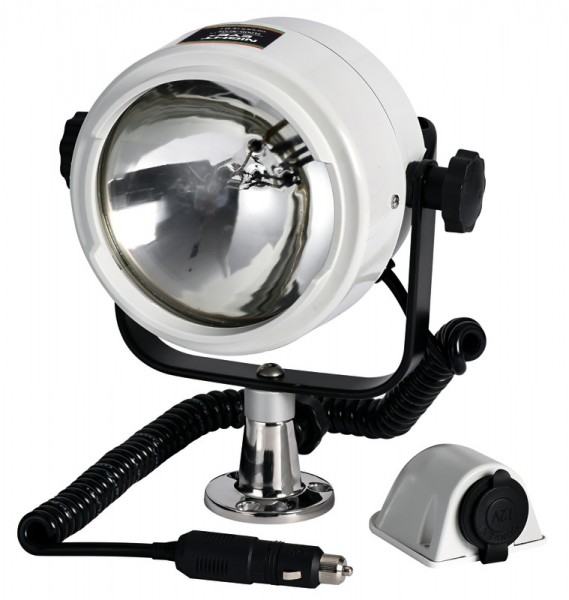 Tiefenstrahler Night Eye und Night Eye LED mit Befestigungsbasis.