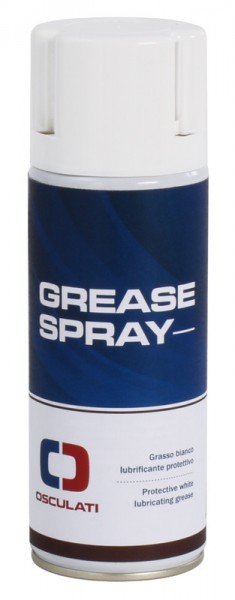 Weißes Schmierspray