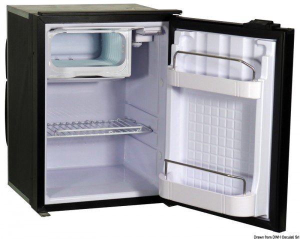 Isotherm Kühlschrank mit hermetisch geschlossenem Secop Kompressor, wartungsfrei, 42 Liter - Silbert