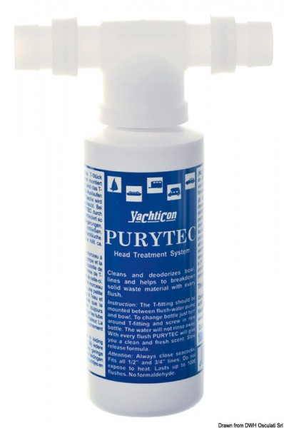 Purytec umweltfreundliches Desinfektionsmittel für WC - YACHTICON