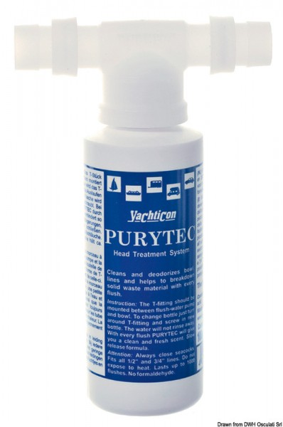 Purytec umweltfreundliches Desinfektionsmittel für WC - YACHTICON
