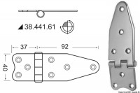 Scharnier 2mm Scharnier 2mm