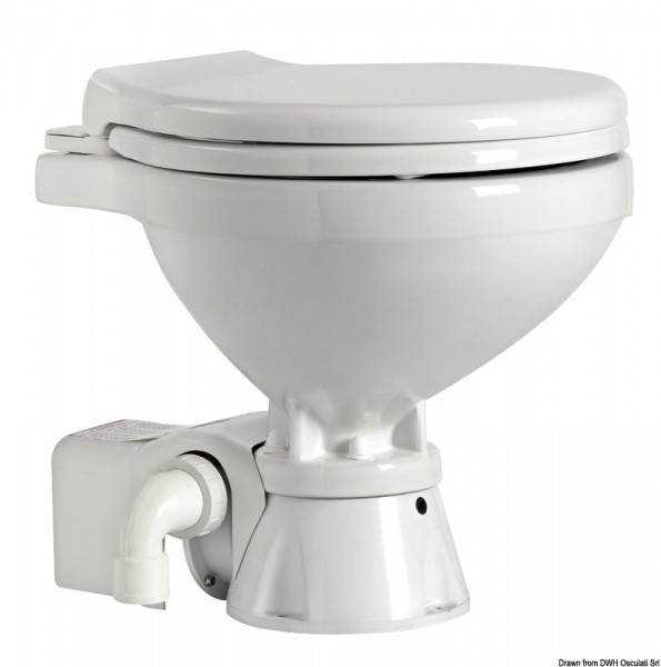 WC SILENT niedriegeToilettenschüssel Space Saver