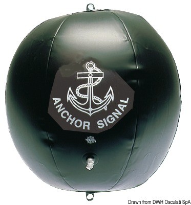 Schwarzer Signalball, aufblasbar
