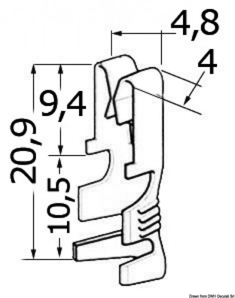 Steckverbindungen aus verzinktem Messing