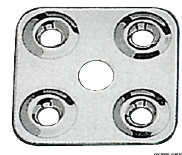 Feste Edelstahlplatte AISI 316