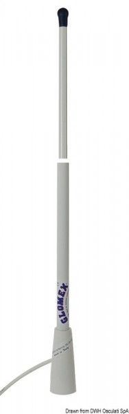 Fiberglas-Antenne GLOMEX für CB-Geräte