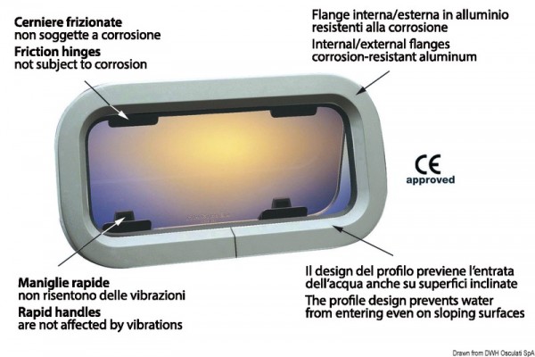 Bullauge LEWMAR NEW Standard