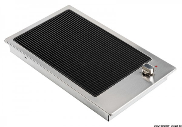Elektrischer Grill mit Glaskeramikplatte